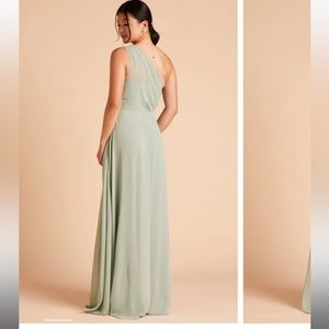 Birdy Grey Kira Chiffon Dress in Color Sage